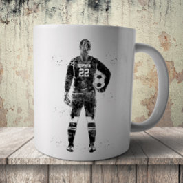 Torwartin im Frauenfußball Kaffeetasse