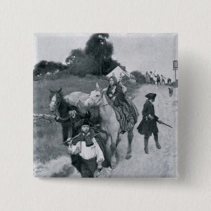 Tory-Flüchtlinge auf ihrer Weise nach Kanada Button