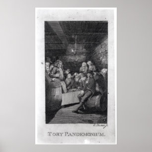 Tory Pandemonium von John Trumbull Poster