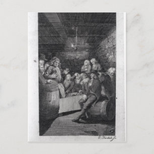 Tory Pandemonium von John Trumbull Postkarte