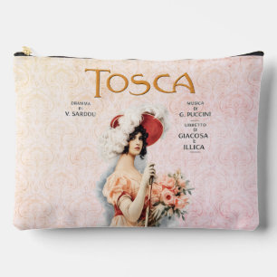 Tosca-Oper Vintage - Puccini-Oper Poster Design Zubehörtasche