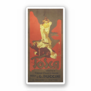Tosca Originalposter (Giacomo Puccini) Aufkleber