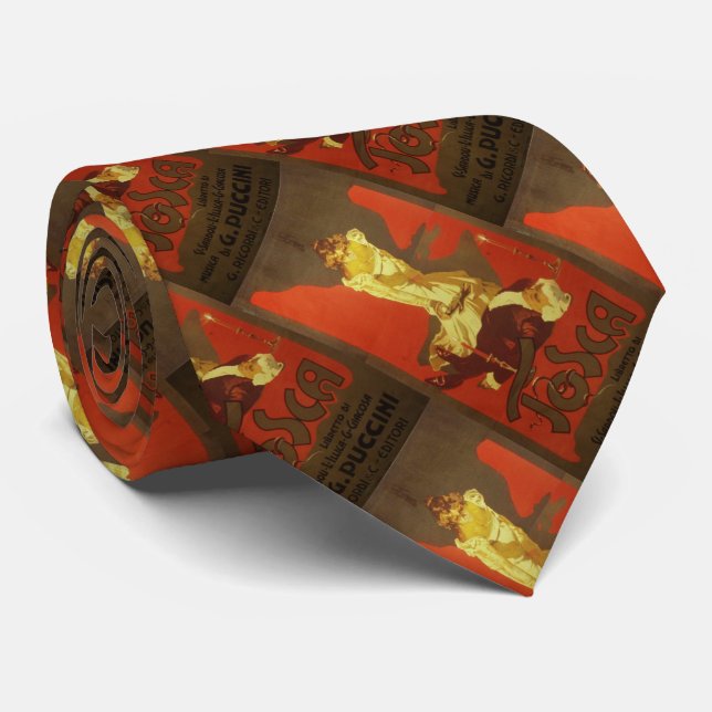 Tosca Originalposter (Giacomo Puccini) Krawatte (Gerollt)