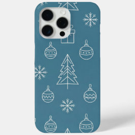 Tosca-Weihnachtstextur mit festlichen Elementen Case-Mate iPhone Hülle
