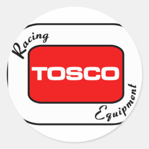 TOSCO-Rennsportausrüstung Runder Aufkleber