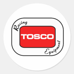 TOSCO-Rennsportausrüstung Runder Aufkleber