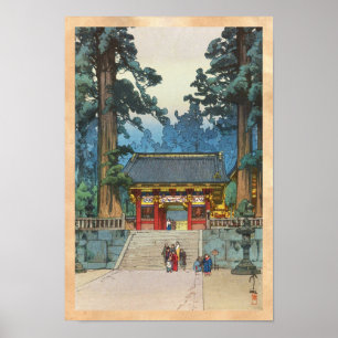 Toshogu Shrine Hiroshi Yoshida japanese fine art Poster