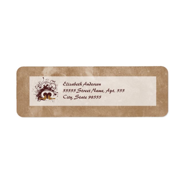 Toskana Brown liebt Vögel mit Namen (Vorne)