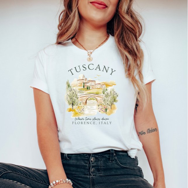 Toskana Florenz Italien T-Shirt (Von Creator hochgeladen)