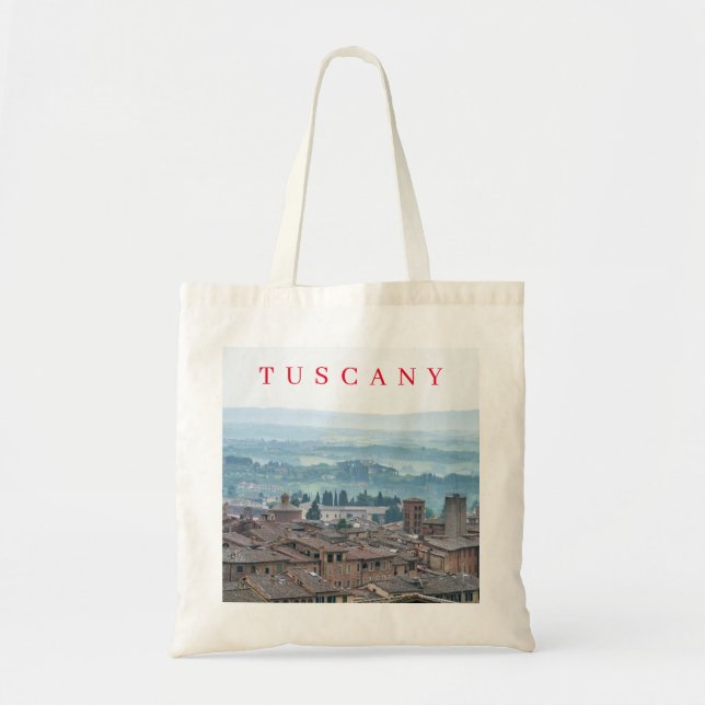 Toskana Hügel Aussicht Tasche (Vorne)