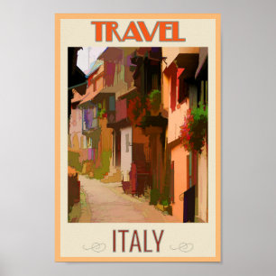 Toskana Italien Abstrakte Italienische Reisen Poster