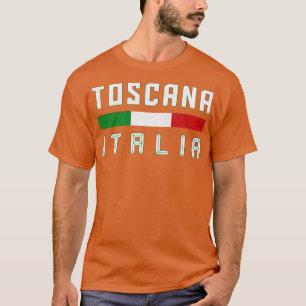 Toskana Italien Italienische Region Typografie Des T-Shirt