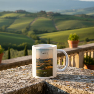 Toskana Italien Landschaft Panorama Jumbo-Tasse