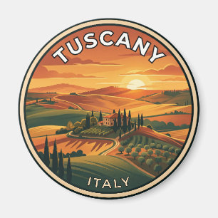 Toskana Italien Landschaft Sonnenuntergang Italien Magnet