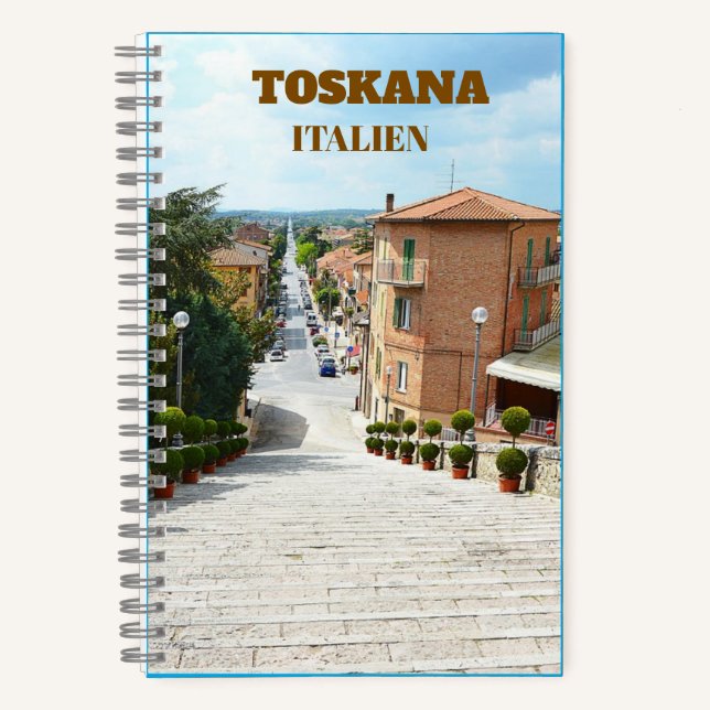 Toskana-Italien Notizbuch (Vorderseite)