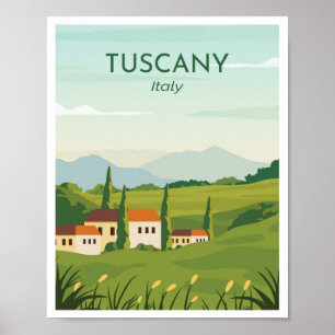 Toskana Italien Poster