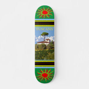 Toskana Italien Poster Skateboard