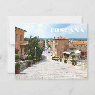 Toskana-Italien Postkarte
