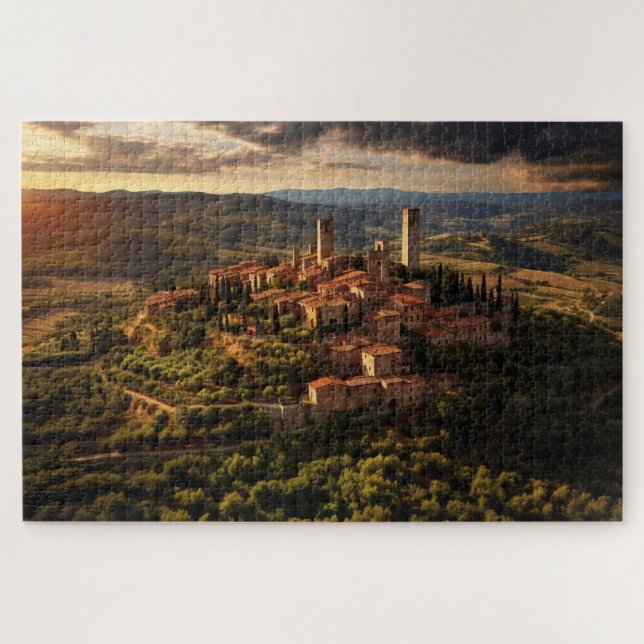 Toskana, Italien Puzzle (Horizontal)