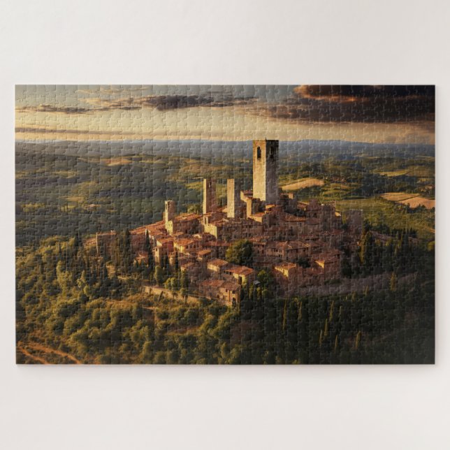Toskana, Italien Puzzle (Horizontal)