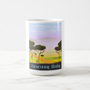 Toskana Italien Reisen Landschaft. Kaffeetasse