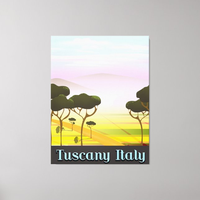 Toskana Italien Reisen Landschaft. Leinwanddruck (Vorderseite)