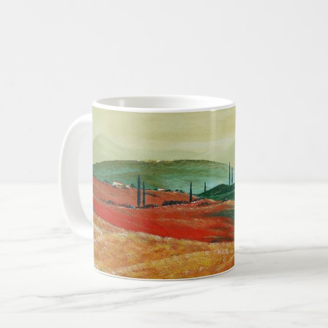 Toskana Kaffeetasse (Vorderseite Links)