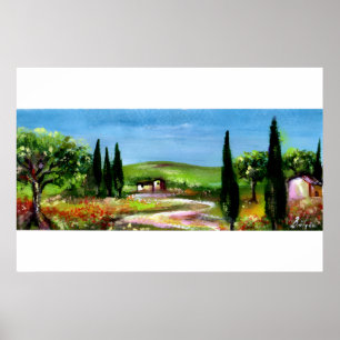 TOSKANA-LANDSCHAFT 5 POSTER
