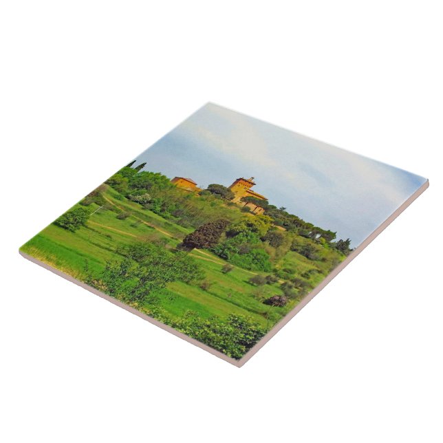 Toskana Landschaft Tile Fliese (Seite)
