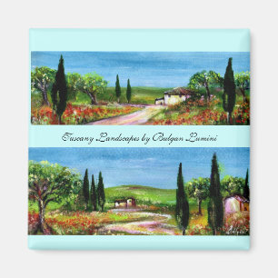 TOSKANA-LANDSCHAFTEN MAGNET