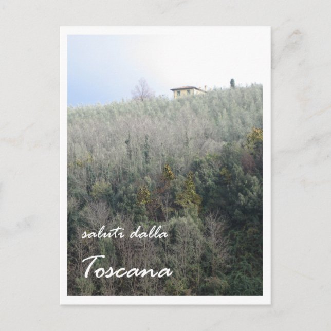Toskana Postkarte (Vorderseite)