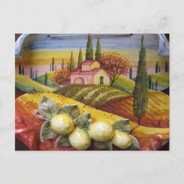 Toskana Postkarte (Vorderseite)