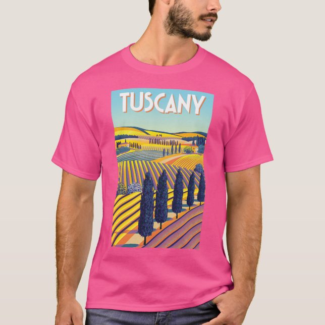 Toskana Reise T-Shirt (Vorderseite)
