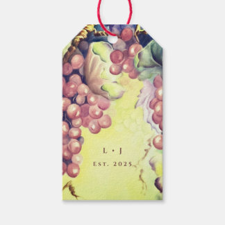 Toskana Rich Red Grapes Cocktail Napkins Geschenkanhänger