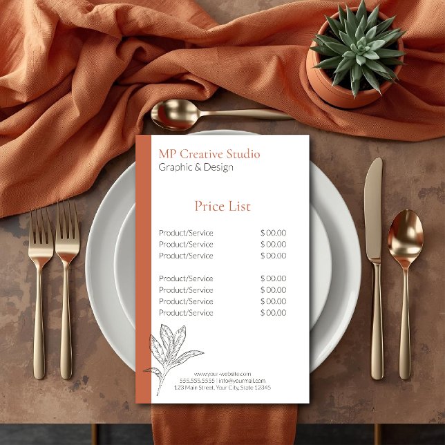 Toskana Rustic Elegance Flyer (Von Creator hochgeladen)