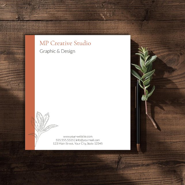 Toskana Rustic Elegance Notizblock (Von Creator hochgeladen)