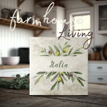 Toskana Rustikales Olivenöl und Zweige Italienisch Fliese<br><div class="desc">Bella Cucina Rustikales Olivenbäumen mit Filialen und Blätter. Mix & match mit anderen Fliesen in diesem gleichen koordinierenden Thema,  um Ihren perfekten Look zu schaffen. 100% Kundenzufriedenheit mit "Zazzle" jeden Tag.</div>