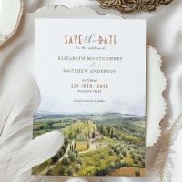 Toskana Serenity Save the Date Italienische Landsc