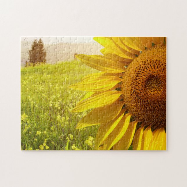 Toskana Sonnenblumen Puzzle (Horizontal)