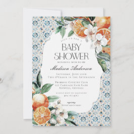 Toskana Tile Coastal Italienische Kinderdusche Ein Einladung