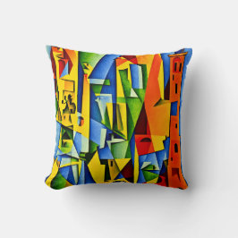 Toskana Tower Design Throw Kissen