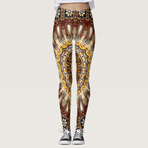 Toskanische Farben Random Muster ~ Einzigartiges D Leggings
