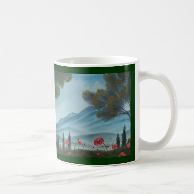Toskanische Hügel-doppelseitige Tasse (Rechts)