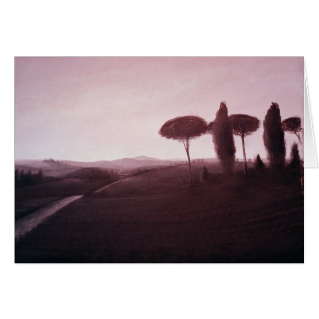 Toskanische Landschaft 1992 (Vorderseite (Horizontal))