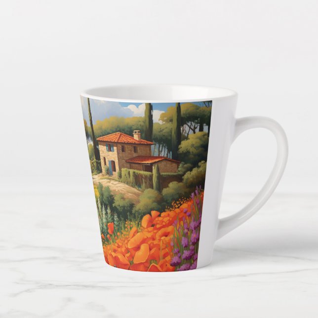 Toskanische Landschaft 4 Milchtasse (Rechts)