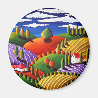 toskanische Landschaft Magnet