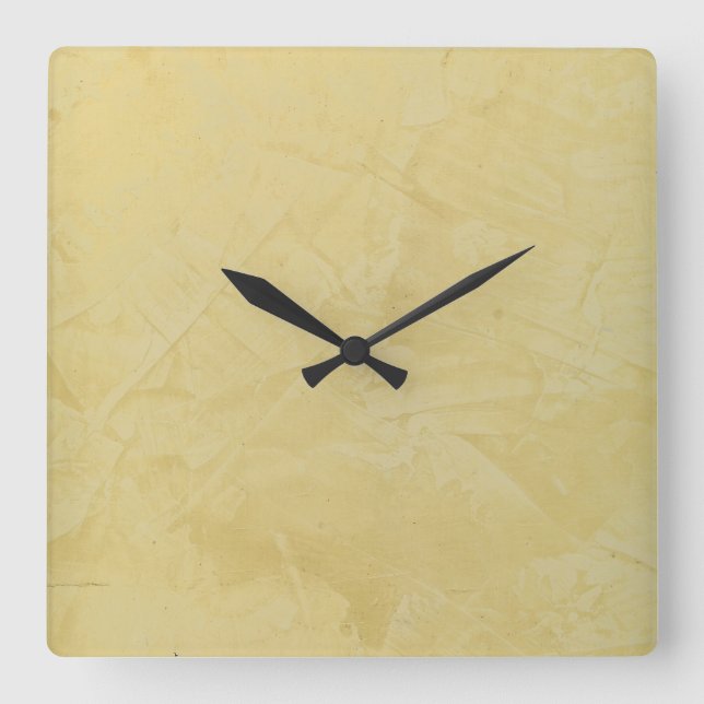 Toskanische Sun-Imitate beenden Square Wallclock Quadratische Wanduhr (Vorderseite)