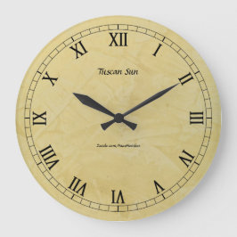 Toskanische Sun-Imitate schließen 2,0 Große Wanduhr