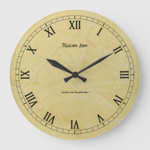 Toskanische Sun-Imitate schließen 2,0 Große Wanduhr