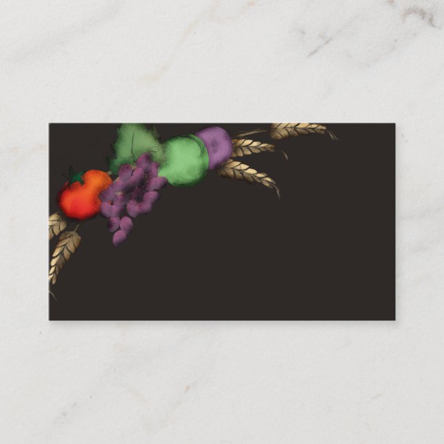 toskanische Weizenfrucht, die Visitenkarte B kocht (Vorderseite)